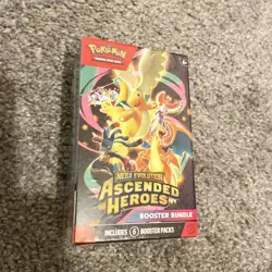 Pokemon TCG: Mega Evolution-Ascended Heroes Booster Bundle (6 Packs) Poke Center - Image 1