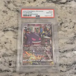 Gengar 074/071 CHR s10a Dark Phantasma Japanese Pokemon Card 2022 Graded PSA 10 - Image 1