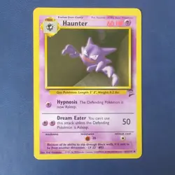 Pokemon Card - Haunter - Base Set 2 - Image 1