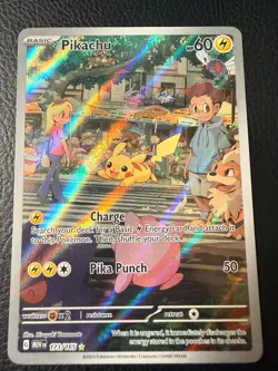 Pokemon Pikachu Illustration Rare English - 173/165 - Scarlet & Violet 151. - Image 1
