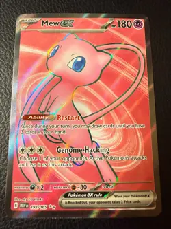Pokemon Mew EX Full Art - 193/165 - Scarlet & Violet 151. - Image 1