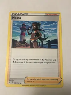 Pokemon Card Vivid Voltage 4x Nessa 157/185 Near Mint - Image 1