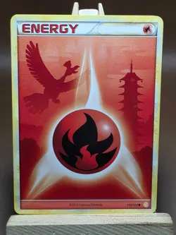 Ho-Oh Fire Energy 116/123 Heartgold & Soulsilver Pokemon TCG - HP - Image 1