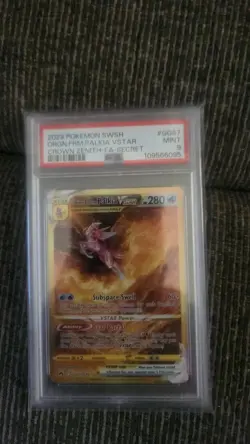 2023 Pokemon SWSH Orgn Frm. Pallkia Vstar Crown Zenith -Fa-secret #GG61 Psa 9 - Image 1