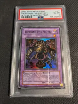 Yugioh Thousand-Eyes Restrict DL1-001 Super Rare PSA 8 NM-MT! - Image 1