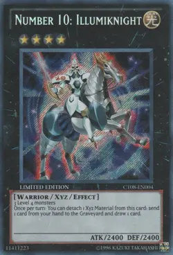 Number 10: Illumiknight - CT08-EN004 - Secret Rare - Limited Edition x1 - Lightl - Image 1