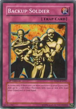 Backup Soldier - 5DS1-EN035 - Common - Unlimited Edition Lightly Played 5D's Sta - Image 1