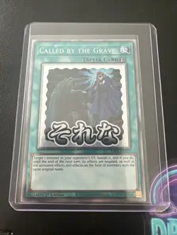 Yu-Gi-Oh RA05-EN117 Called By The Grave Alt Art Starlight Rare 1st Ed Mint - Image 1