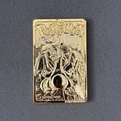 Pokemon Special Edition 23 Karat Gold-Plated Trading Card Charizard #06 COA - Image 1