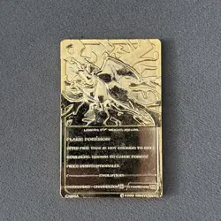 Pokemon Special Edition 23 Karat Gold-Plated Trading Card Charizard #06 COA - Image 2
