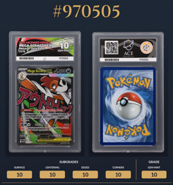 ACE 10 Mega Scrafty EX MAR #270 Ascended Heroes | Pokemon Card [PERFECT 10] - Image 3