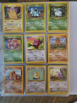55 Pokemon Cards: Excellent Condition in Binder - Image 1