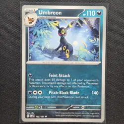 Umbreon - 130/197 - Common - Obsidian Flames - Pokemon Card - MP - Image 1