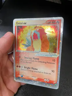 Pokemon TCG Entei EX Holofoil Card Team Magma vs Team Aqua (91/95) - Image 2