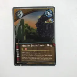 Hidden Jutsu Insect Bog Foil Jutsu card J-1025 Naruto ccg tcg - Image 1