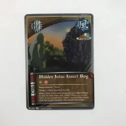 Hidden Jutsu Insect Bog Foil Jutsu card J-1025 Naruto ccg tcg - Image 2
