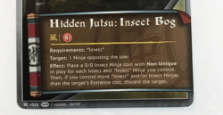 Hidden Jutsu Insect Bog Foil Jutsu card J-1025 Naruto ccg tcg - Image 3