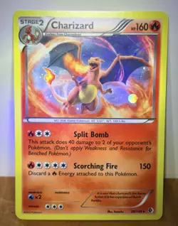 Charizard 20/149 Pokemon TCG Boundaries Crossed Holo Rare Stage 2 HP160 - Image 3