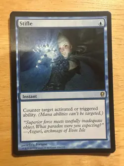 [1x] Stifle Near Mint, English Conspiracy MTG Magic - Image 1