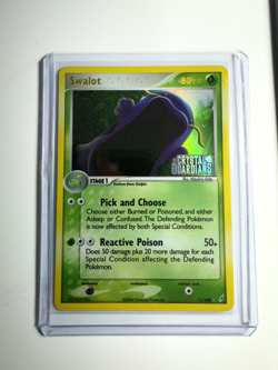 Pokemon TCG Swalot 11/100 Holo Stamped EX Ruby & Sapphire EX Crystal Guardians - Image 1