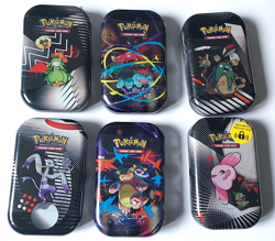 pokemon 6x mixed mini tins sealed - Image 1