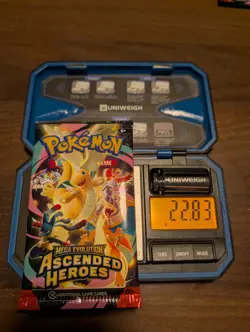 Heavy Pokemon Ascended Heroes Booster Packs (22.87, 22.83 & 23.88g) 3x packs - Image 3