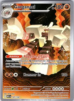 GARGANACL 147/132 MEG Illustration Rare NM/M Pokemon - Image 1