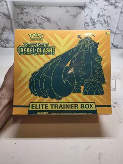 Pokemon Sword and Shield Rebel Clash Elite Trainer Box - Image 1