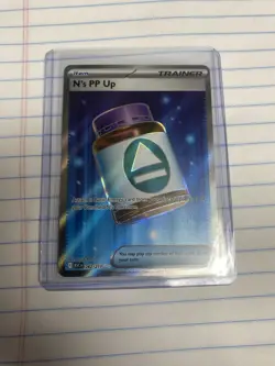 Pokemon N's PP Up Ascended Heroes Trainer Item Full Art Foil 262/217 English - Image 1