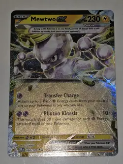 Pokemon TCG Mewtwo ex 058/182 Textured Foil - Image 3