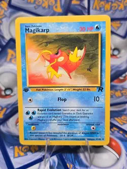 Vintage Pokemon Team Rocket First Edition Magikarp 47/82 NM / LP - Image 1