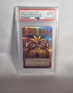 PSA 10 Yu-Gi-Oh! Head Of EXODIA QCSR, Quarter Century Secret Rare, Japanese. - Image 1