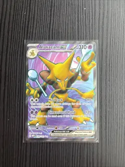 Pokemon Alakazam EX TCG Scarlet & Violet Card 188/165 - Image 1