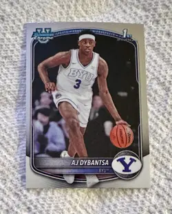 Lot of 4: 2025-26 Bowman Chrome AJ Dybantsa - Base, Chrome, Reptilian, VIP - Image 4