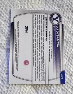 Lot of 4: 2025-26 Bowman Chrome AJ Dybantsa - Base, Chrome, Reptilian, VIP - Image 5