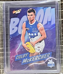 2025 AFL Select Footy Stars Boom Card Colby McKercher 121/360 North Melbourne - Image 1