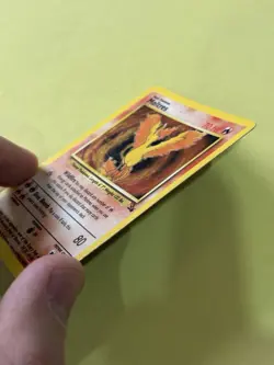 Pokemon TCG Moltres Holo Rare Card 12/62 Fossil Set 1999 Vintage - Image 2