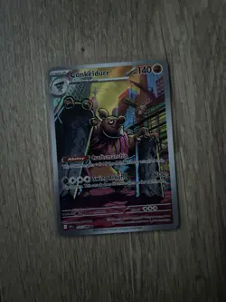 Pokemon TCG Black Bolt Conkeldurr Illustration Rare Card 127/086 Mint Condition - Image 1