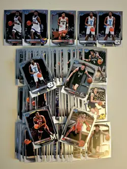 2025-26 Bowman 🏀 CHROME 1st Bowman ROOKIE Lot 105 CALEB WILSON- DARRYN PETERSON - Image 1