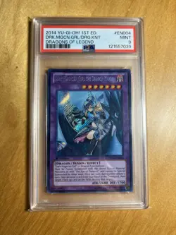 Dark Magician Girl the Dragon Knight - PSA 9 - Yugioh Card - Image 1