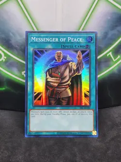 Yugioh Messenger Of Peace SRL-EN102 Super Rare 25th Anniversary NM - Image 1