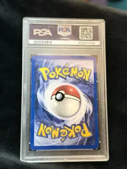 2000 POKEMON GYM CHALLENGE HOLO-1ST EDITION #14 ROCKETs MEWTWO PSA 7 Small Swirl - Image 2