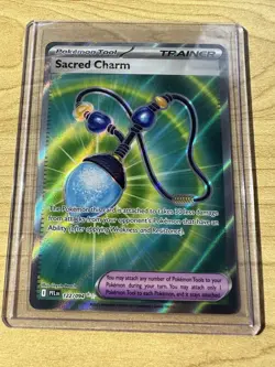 Sacred Charm - 122/094 - Ultra Rare - Phantasmal Flames - Pokemon Card - NM/M - Image 1