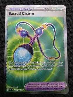 Pokemon Cards Sacred Charm 122/094 Phantasmal Flames Ultra Rare NM - Image 1
