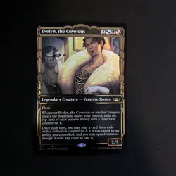 Evelyn, the Covetous (Showcase) Streets of New Capenna Guilded Foil NM MTG - Image 1