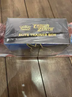 POKEMON Trading Cards TCG Costco 3 Pack Bundle CROWN ZENITH ETB + 2 TIN NEW SEAL - Image 2