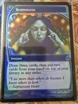 Magic | Brainstorm (Future Sight) | Mystery Booster 2 FOIL | Near Mint - Image 1