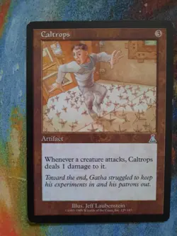 Magic the Gathering MTG - 1 x Caltrops - Urza's Destiny - EX Cond - Image 1