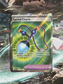 Pokemon TCG Sacred Charm 122/094 Phantasmal Flames Full Art - Image 1