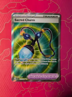 Sacred Charm 122/094 - Phantasmal Flames - Pokemon card - rare - HOLO - Image 1
